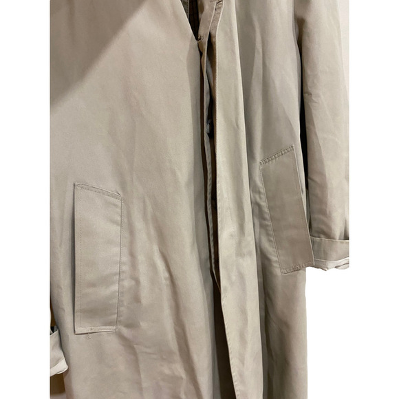 London Fog main Coat 40R Beige made in Canada - Picture 5 of 12